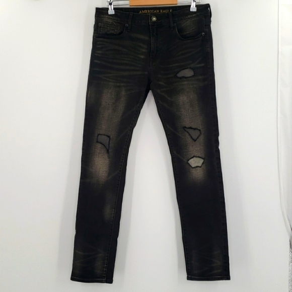 American Eagle Outfitters Distressed Skinny Jeans - Picture 1 of 10